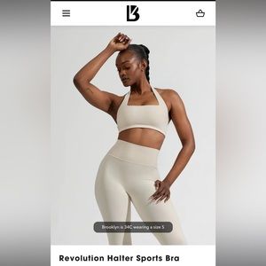 NWOT Buffbunny Revolution Halter Sports Bra